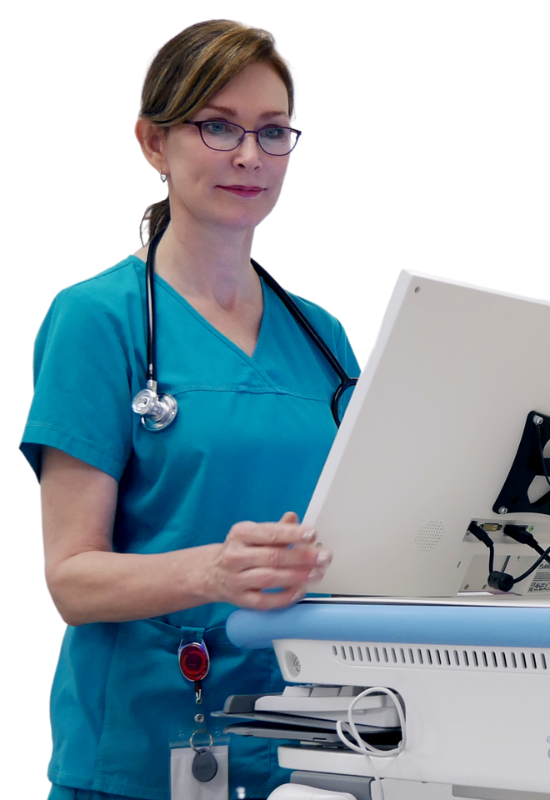 Nurse-using-POC-cart_lifecycle-management_550x800